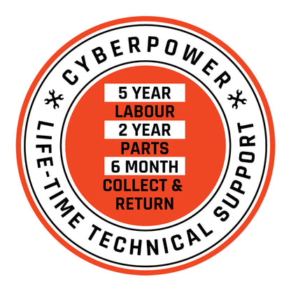 Cyberpower, AMD Ryzen 5, 16GB RAM, 1TB SSD, NVIDIA Geforce RTX 5060 Ti, Gaming Desktop PC