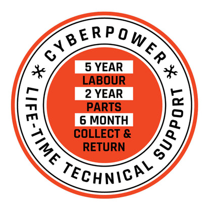 Cyberpower, Intel Core I7, 16GB RAM, 1TB SSD, NVIDIA Geforce RTX 5070, Gaming Desktop PC