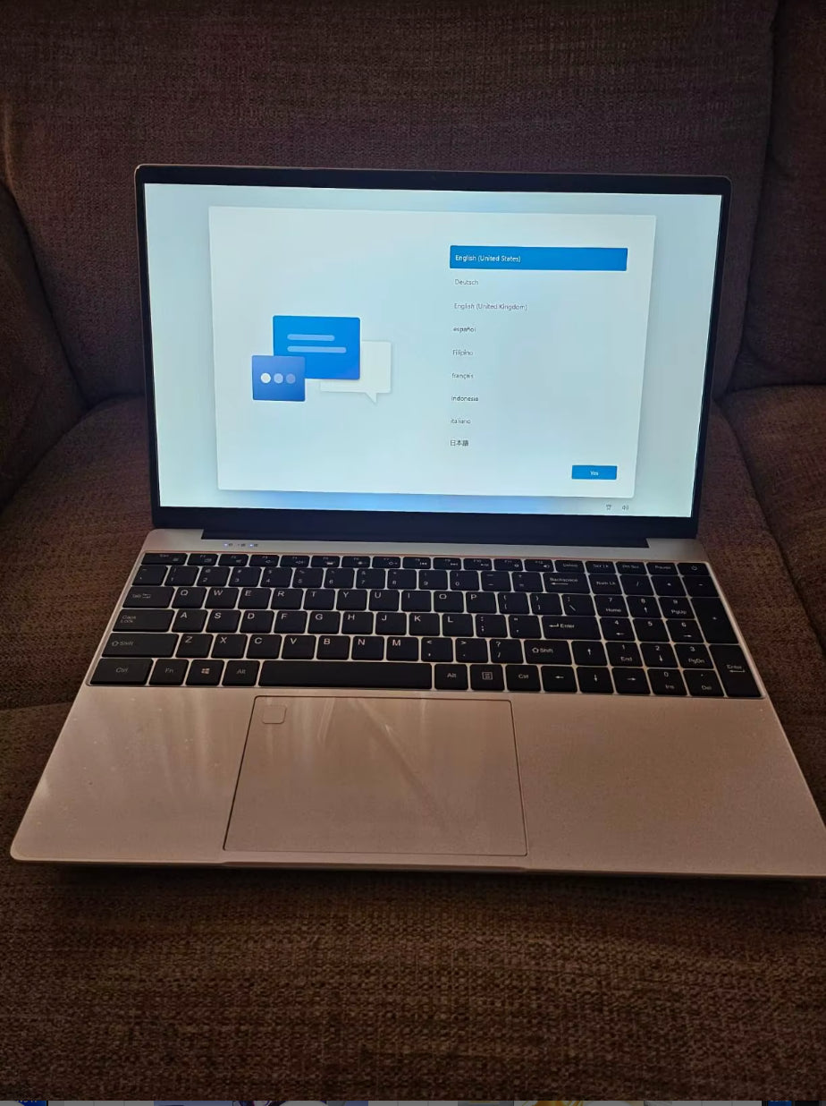 15.6" Intel Core I7 8500Y Windows 11 Pro Laptops Fingerprint Unlock 16GB RAM 2TB