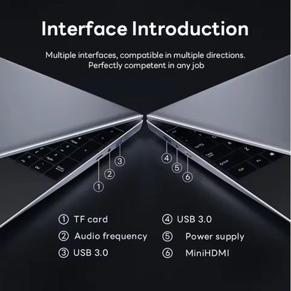 15.6" Intel Core I7 8500Y Windows 11 Pro Laptops Fingerprint Unlock 16GB RAM 2TB