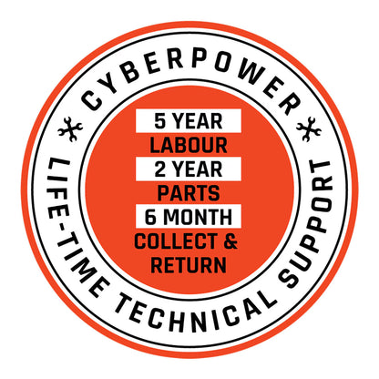 Cyberpower, AMD Ryzen 5, 16GB RAM, 1TB SSD, NVIDIA Geforce RTX 5060, Gaming Desktop Bundle